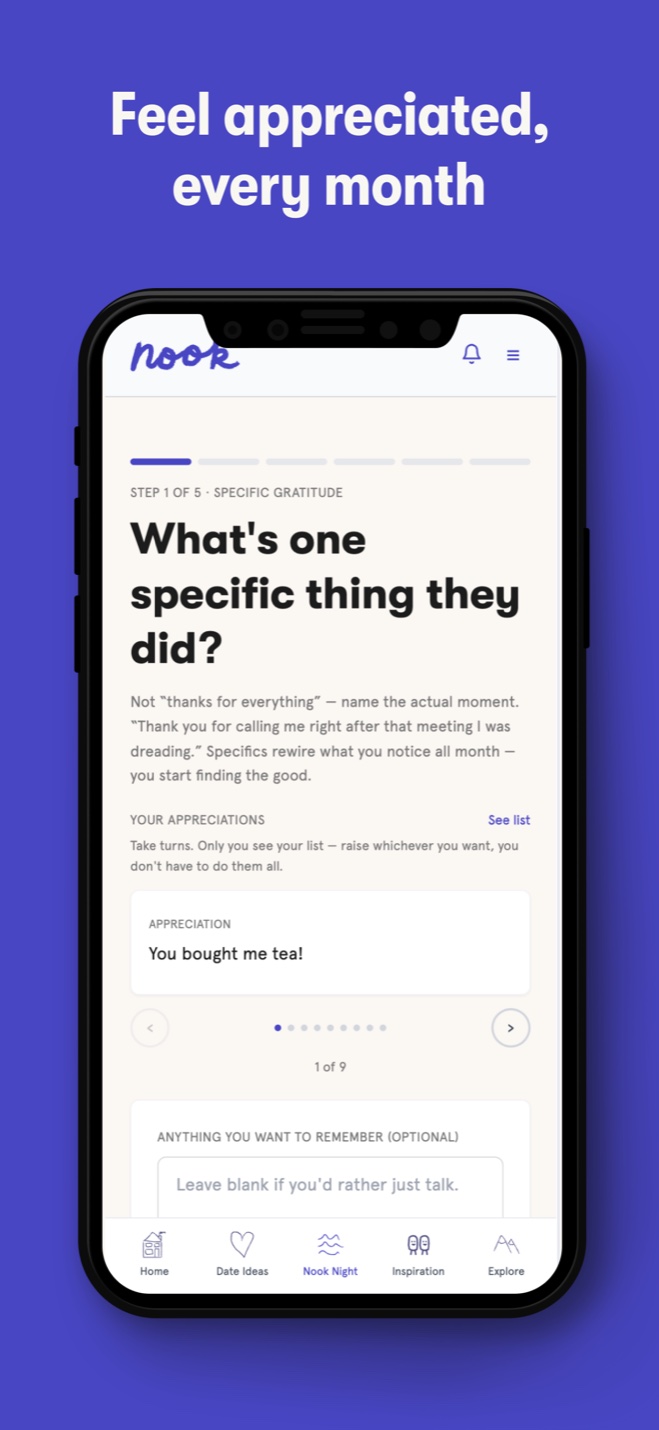 Relive every date you’ve shared
